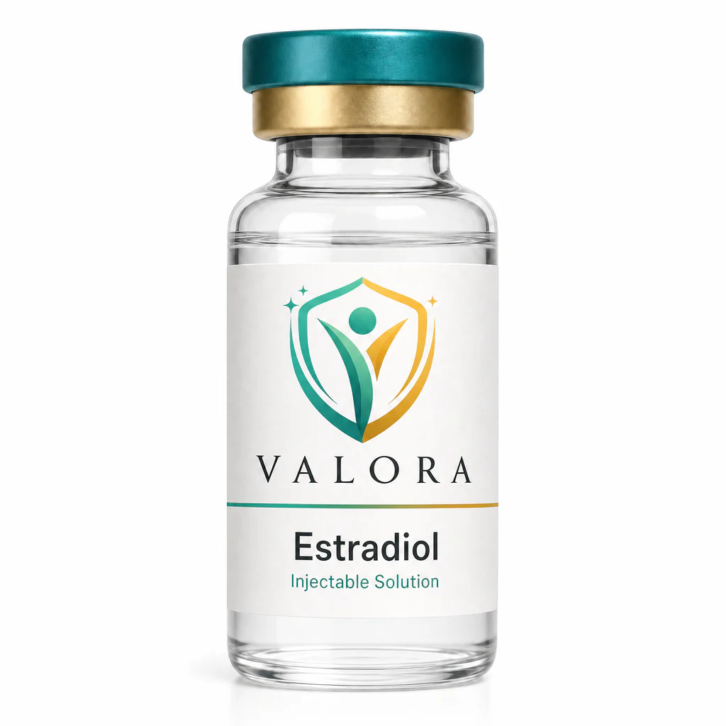 Valora Estradiol injectable solution vial
